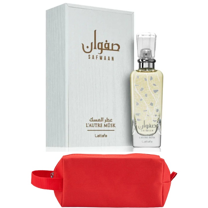 Set Parfum Lattafa Safwaan L’Autre Musk 100 ml Lattafa Parfum Arabesc, Barbati Femei Unisex, Gentuta parfumuri