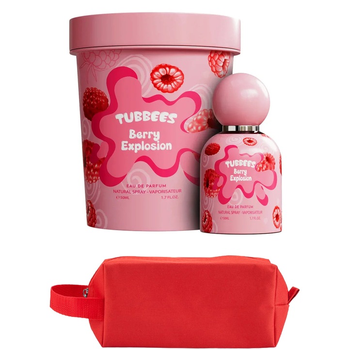 Set Parfum Tubbees Berry Explosion 50 ml Grandeur Elite Parfum Arabesc, Barbati Femei Unisex, Gentuta parfumuri