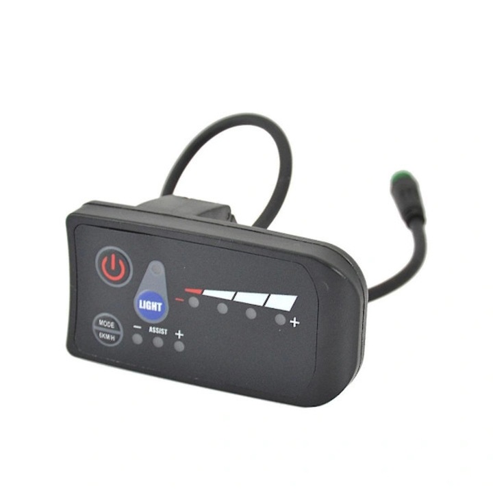 Display / panou control pentru bicicleta electrica S810 compatibil cu controler JN, LED, rezistent la apa, 24V, pentru ghidon 22.2mm, negru, 1 buc