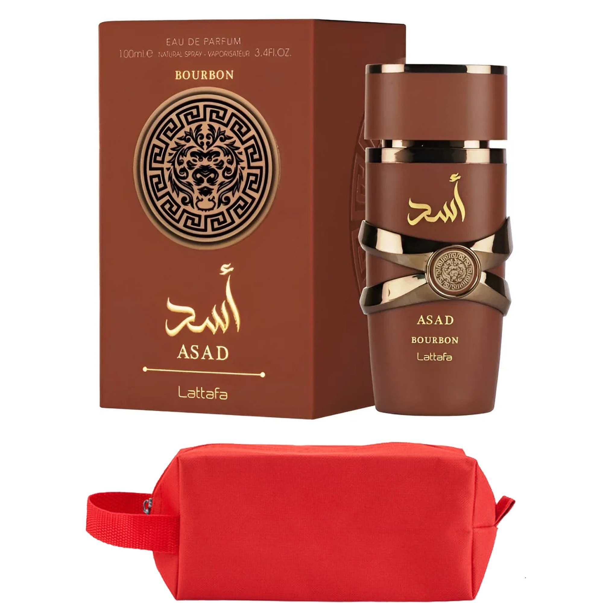 Parfum Lattafa Asad Bourbon, 100 ml, whisky, lemn, vanilie - eMAG.ro