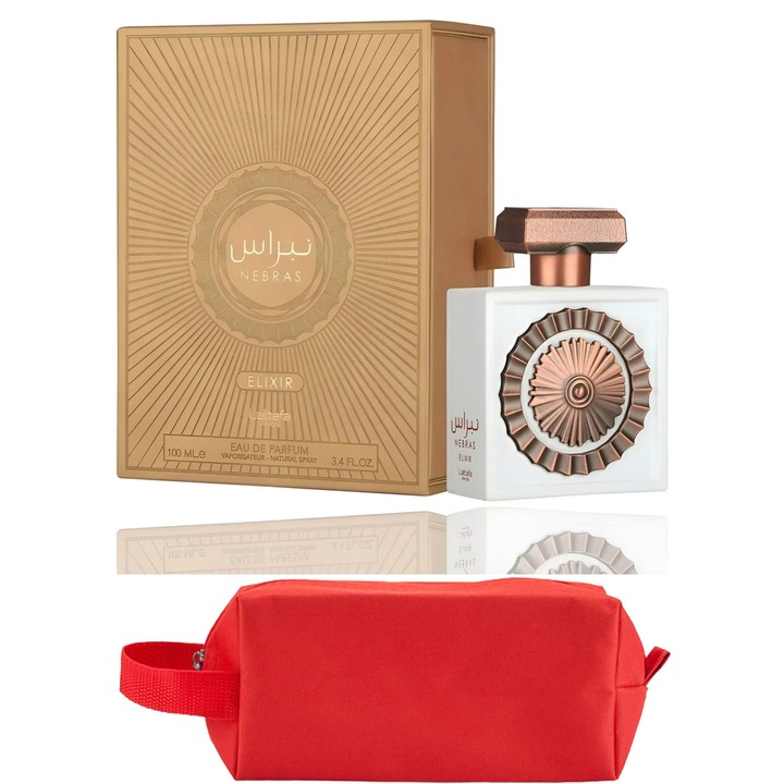 Set Parfum Lattafa Nebras Elixir 100 ml Lattafa Parfum Arabesc, Femei, Gentuta parfumuri