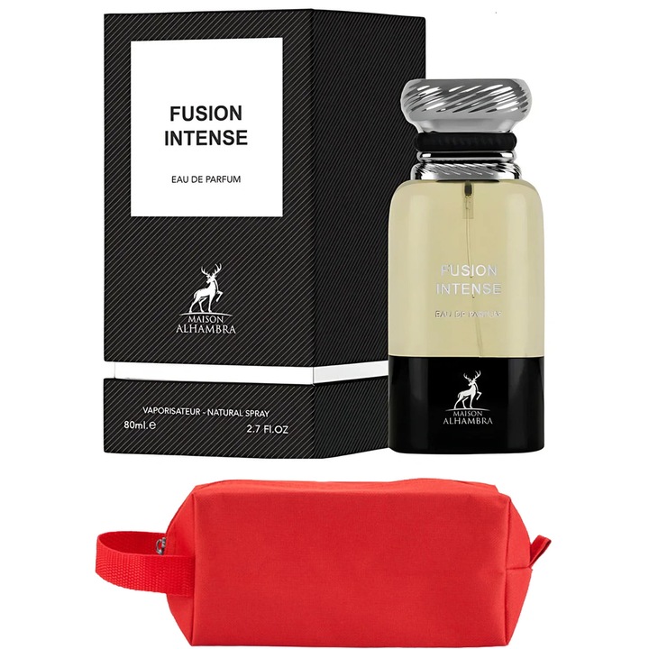 Set Parfum Alhambra Fusion Intense 80 ml Maison Alhambra Parfum Arabesc, Barbati Femei Unisex, Gentuta parfumuri