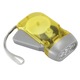 Set 4 bucati, lanterna cu dynamo retractabila 3 LED, autoincarcabila prin manivela, plastic rezistent, 30s = 15min, 60s = 25min, galben, 4 x 1 buc