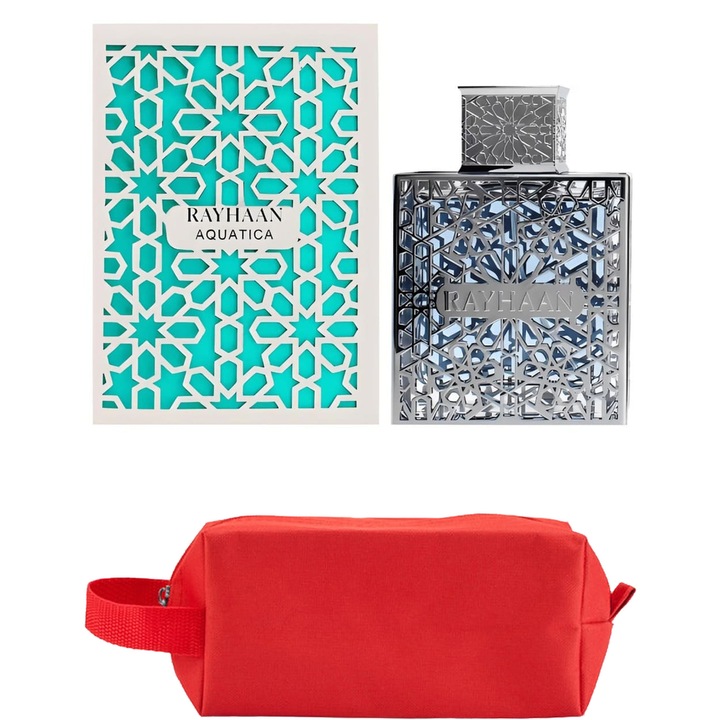 Set Parfum Rayhaan Aquatica 100 ml Rayhaan Parfum Arabesc, Barbati Femei Unisex, Gentuta parfumuri