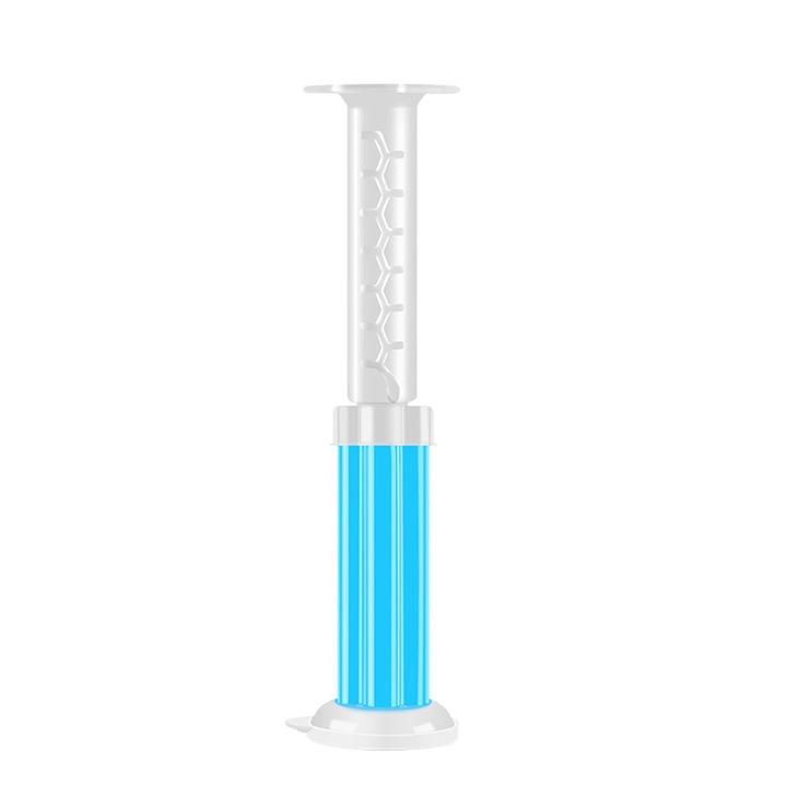 WC gél, óceánkék WC illatosító, növényi esszenciákkal, automatikus súrolásmentes tisztítás, kék, 100ml