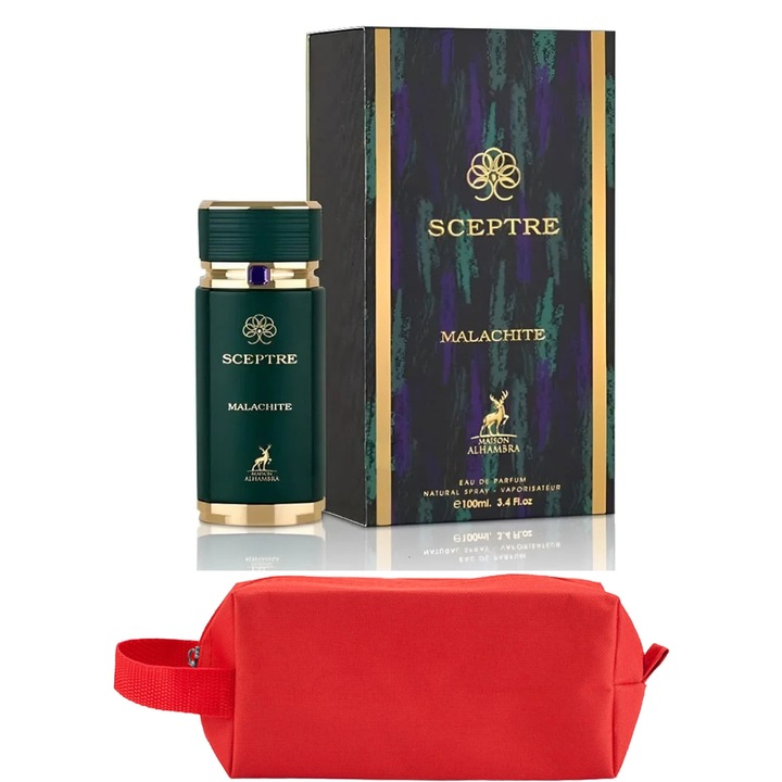 Set Parfum Alhambra Sceptre Malachite 100 ml Maison Alhambra Parfum Arabesc, Barbati Femei Unisex, Gentuta parfumuri