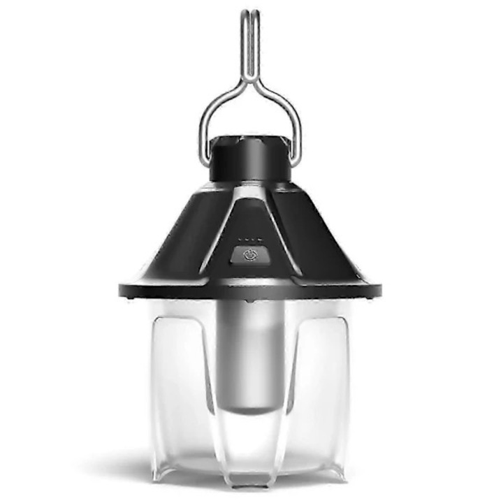 Újratölthető kempinglámpa, LED, 500 lumen, IPX4, hordozható, 6-39 óra üzemidő
