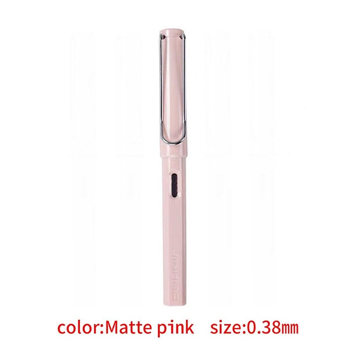 Töltőtoll finom heggyel 0.38mm 0.5mm, matt fekete, matt fehér, matt kék, matt rózsaszín, matt zöld, 1 db