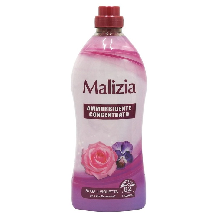 Balsam pentru Rufe, Malizia, 1.25 L Trandafir si Violeta 62 spalari