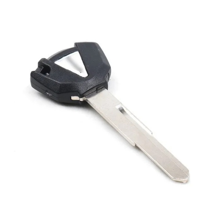 Cheie transponder motocicleta D7WD, lama blanka pentru telecomanda, pentru contact/ignitie, negru, 2 bucati, compatibil cu Kawasaki Z750/ZX-6R/ZX-9R/ZX-10R