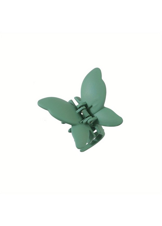 Clame de par fluture, verde, mat, set