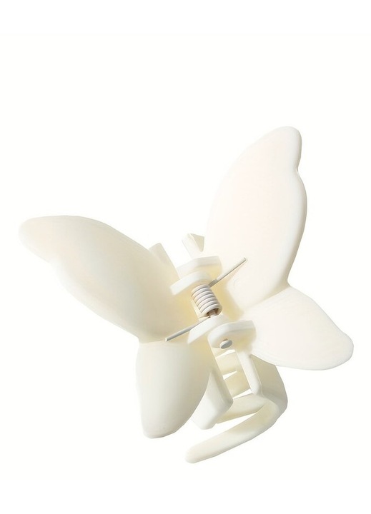 Clame de par fluture, crem, mat, set
