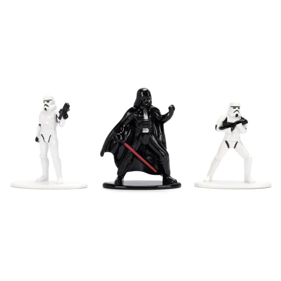 Set figurine metalice Star Wars, Simba, 3 nano figurine, Darth