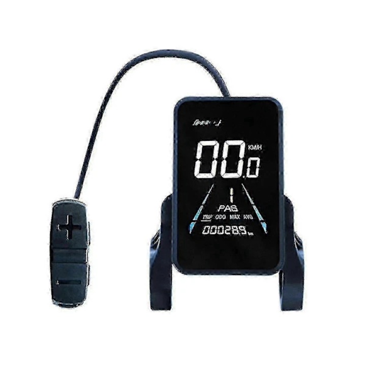 NC-81F LCD kijelző elektromos kerékpárhoz, kompatibilis 36V-72V, vízálló, TFT színes kijelző, műanyag és fém, fekete, 1 db