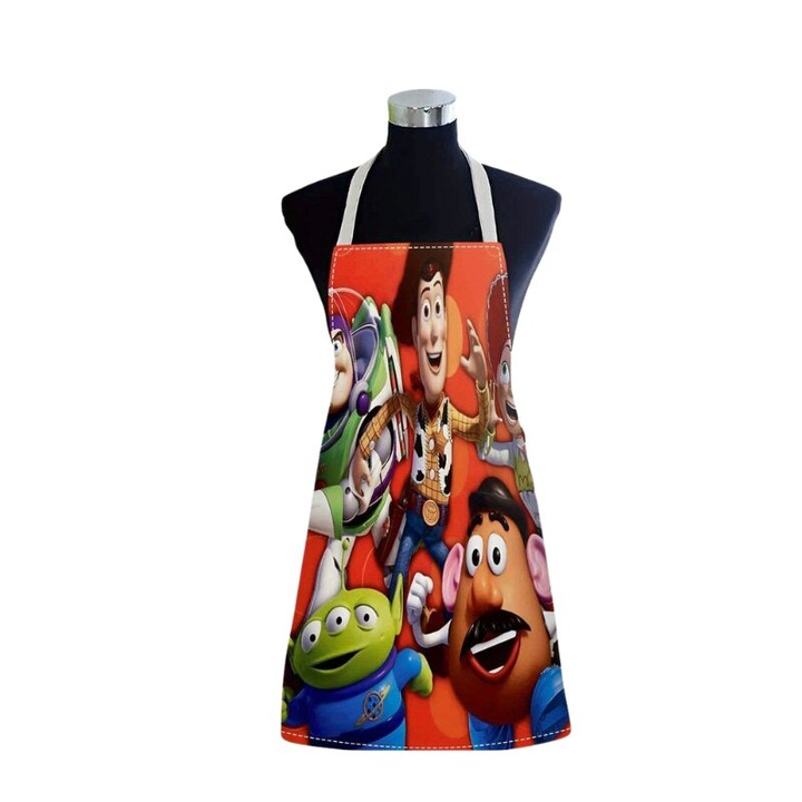 Sort bucatar Toy Story multicolor 70x85cm