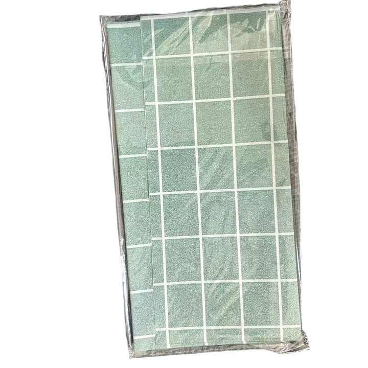 Asztalterítő / alátét, vízálló, PVC/EVA, kockás mintával, kék/fehér, 1 db