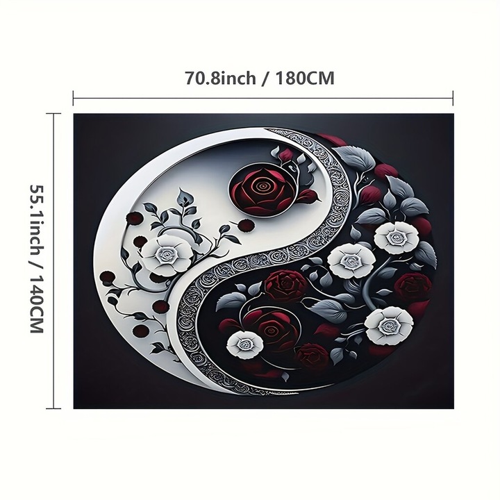 Asztalterítő / asztalhuzat 140 x 180 cm, foltálló, vízálló és olajálló, Többszínű, 1 db