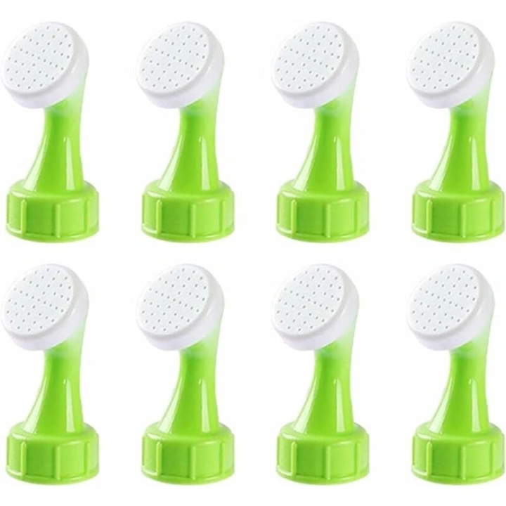 Cap stropitoare pentru sticla, set 8 bucati, plastic, 7x3 cm, alb
