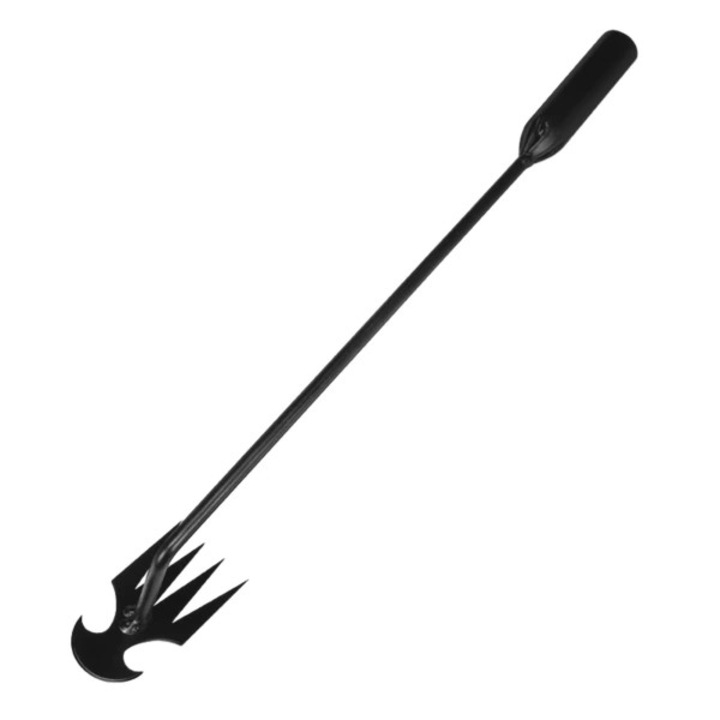 Unealta manuala pentru scos buruieni, din otel carbon, maner ergonomic, lungime 27/40 cm, Negru, 1 buc