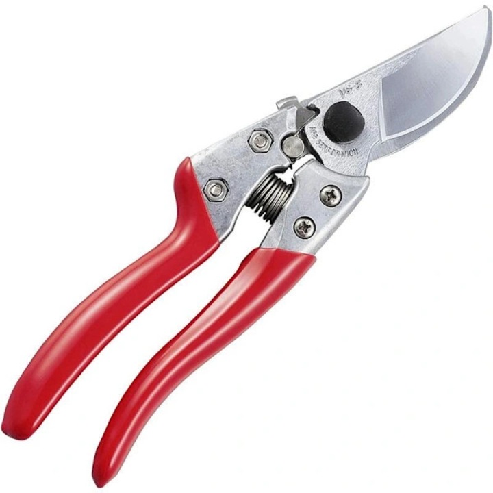 Foarfeca de gradina / foarfece pentru taiere VS-8Z (ARS-VS-8XZ), lama cu finisaj cromat dur, lungime totala 200 mm, lungime lama 54 mm, greutate 220 g, rosu
