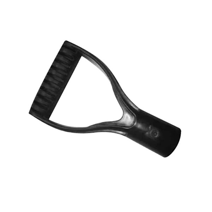 Maner lopata FMY, maner de inlocuire din PP, tip Y, diametru interior 32mm, 9.5cm x 18cm, Negru, 1 buc