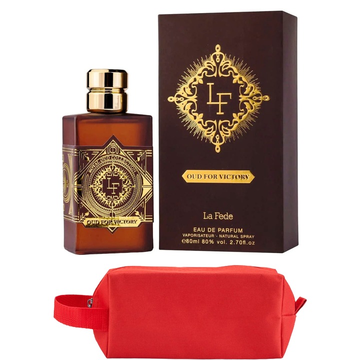 Set Parfum La Fede Oud For Victory 100 ml La Fede Parfum Arabesc, Barbati Femei Unisex, Gentuta parfumuri