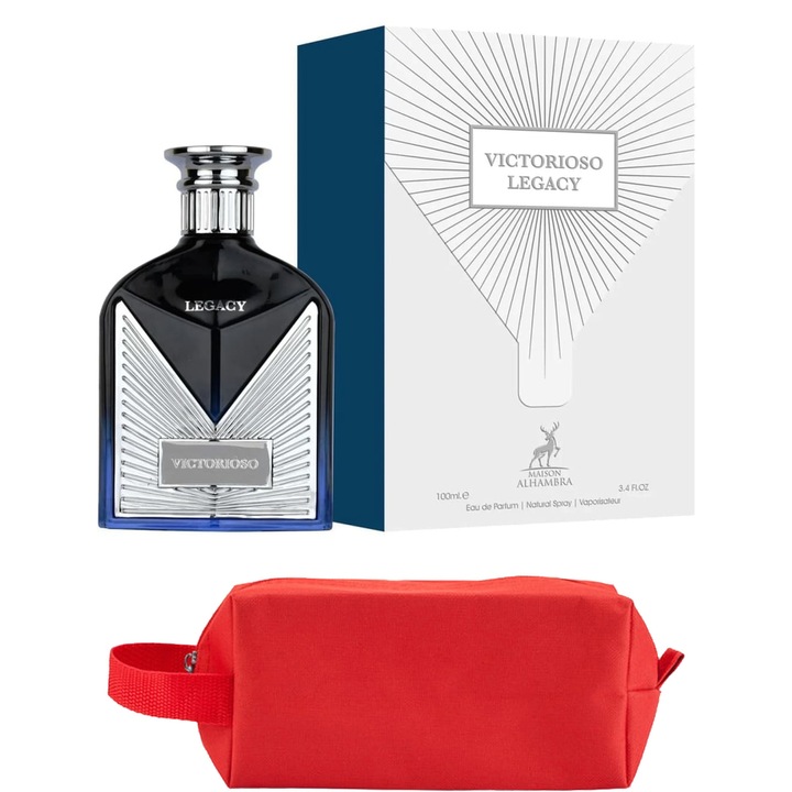 Set Parfum Alhambra Victorioso Legacy 100 ml Maison Alhambra Parfum Arabesc, Barbati, Gentuta parfumuri