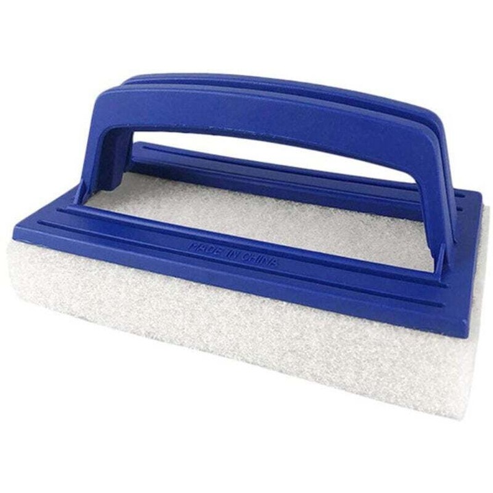 Set 2 bureti curatare piscine, 10x8x2cm, celuloza, alb