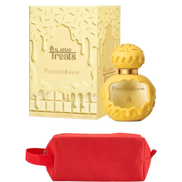 Set Parfum Al Absar Treats Passionnova 100 ml Al Absar Parfum Arabesc, Barbati Femei Unisex, Gentuta parfumuri