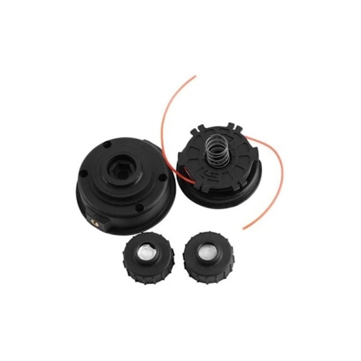 Cap bobina motocoasa/Cap trimmer compatibil Homelite ST155/ST165/ST175/ST285, plastic dur, rezistent la uzura, Negru, 1 buc