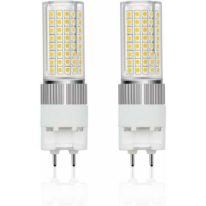 Bec LED / LED izzó G12 Corn 16W, 1600 lm, G12 foglalat, 360° szög, 160W halogénnel egyenértékű, nem szabályozható, meleg fehér 3000K, 2 darab