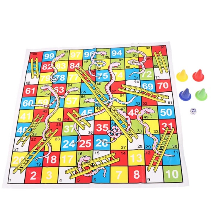 Set sah copii, 4 piese, zar, multicolor, 38x38cm