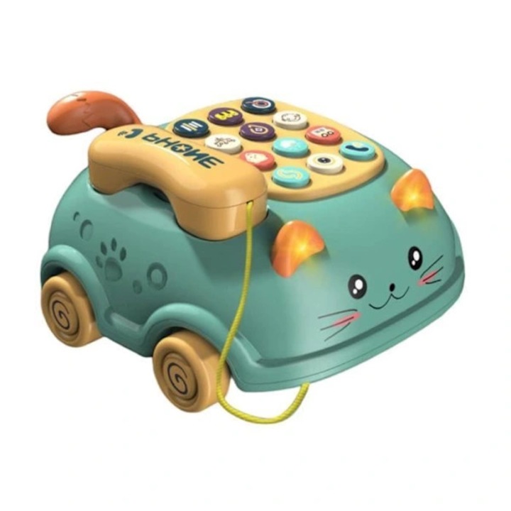 Jucarie telefon muzical pentru bebelusi multicolor 3-24 luni