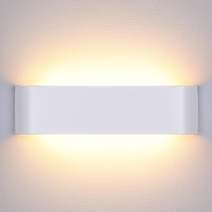 KLIGHTEN 30cm 12W 3000K LED fali lámpa, mpa - Fehér