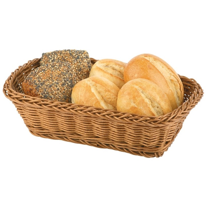 Cos servire polyrattan paine, fructe 31.5 x17cm