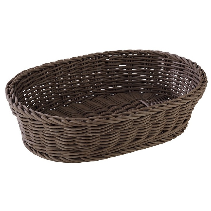 Cos servire polyrattan paine, fructe 32x23cm