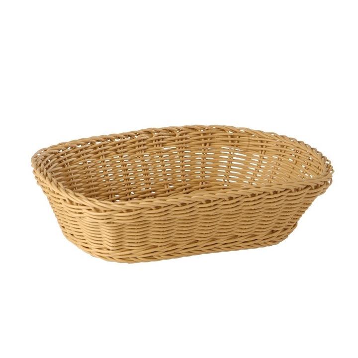 Cos servire polyrattan paine, fructe 26.5x19cm