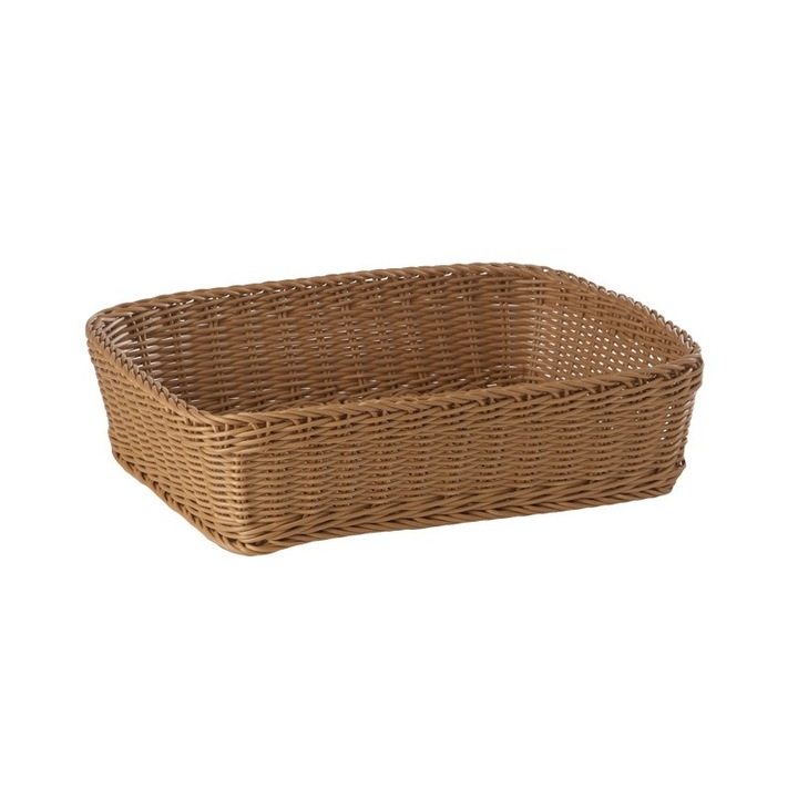 Cos servire polyrattan paine, fructe 40x30cm