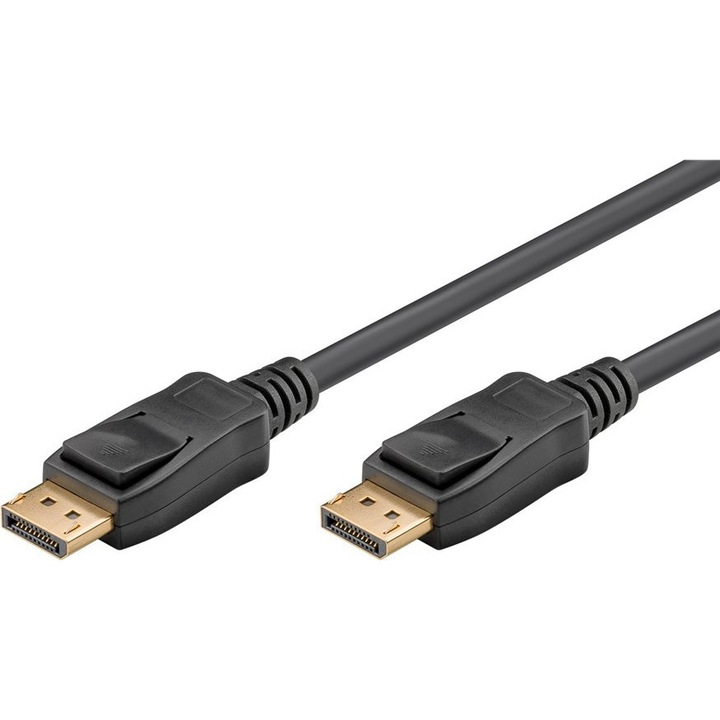 Cablu DisplayPort Goobay 8K 60Hz 32.4 Gbit/s negru 5m