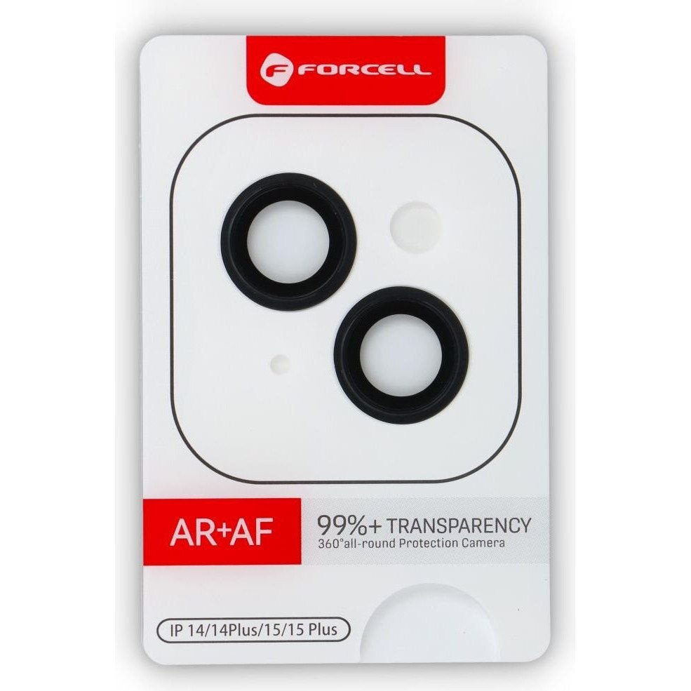 Folie sticla temperata Forcell Premium pentru camera iPhone 14 14 Plus negru 0.22mm 9H