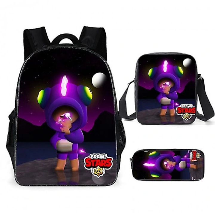 Set ghiozdan copii Kuromi Sanrio 3 piese negru