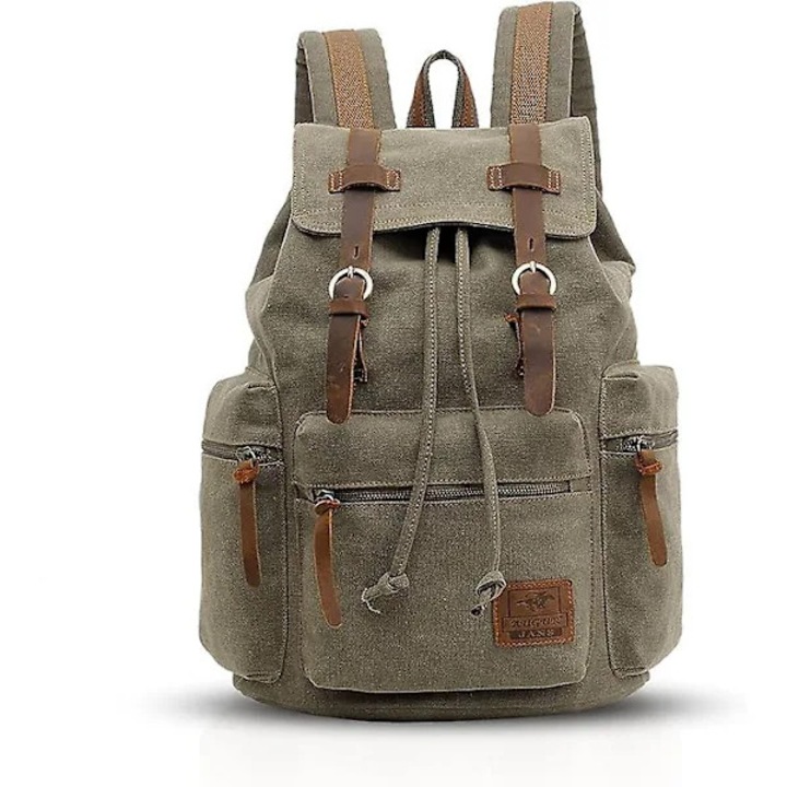 Rucsac laptop 15.6 inch, strapabíró, ergonomikus, katonai zöld, 45x30x15cm