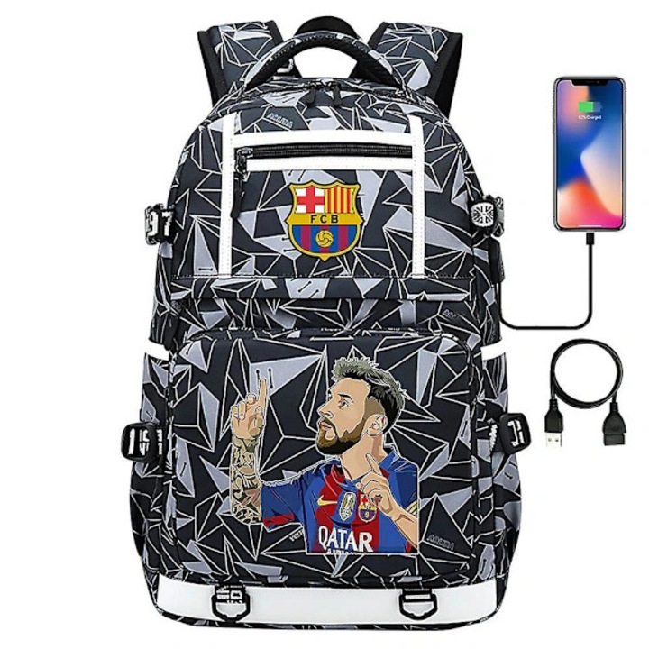 Vízálló multifunkcionális laptop hátizsák, fekete, 35cm
