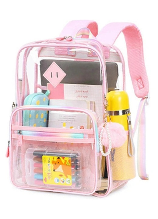 Rucsac transparent mare, rezistent, 41x29x18cm