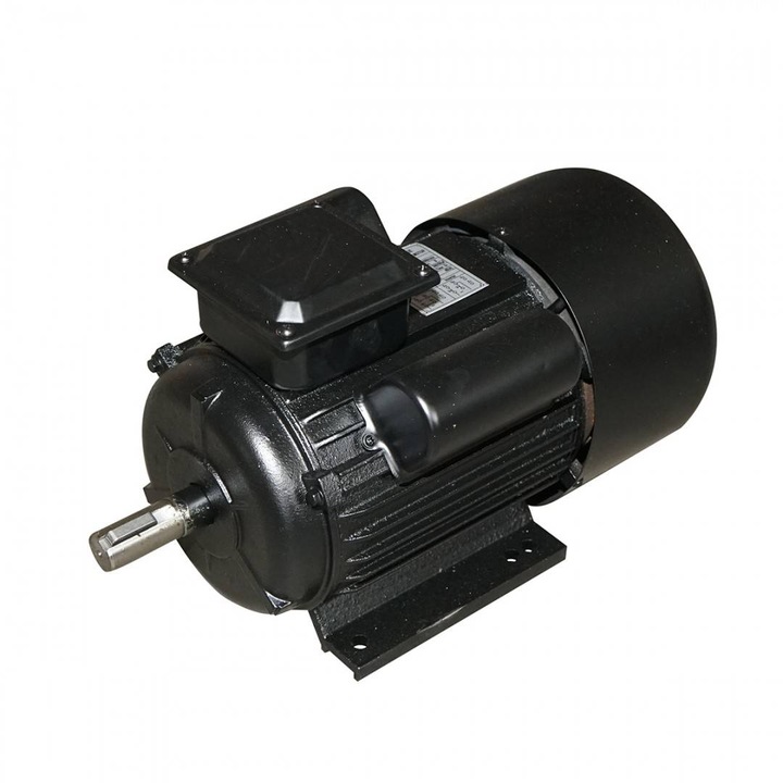 Egyfázisú villanymotor 3KW, 220V, 2800rpm alumínium tekercseléssel és házzal IP44 Breckner Germany