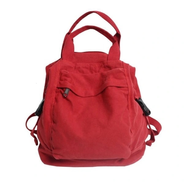 Rucsac laptop multifunctional, burgundy, 28x14x30cm