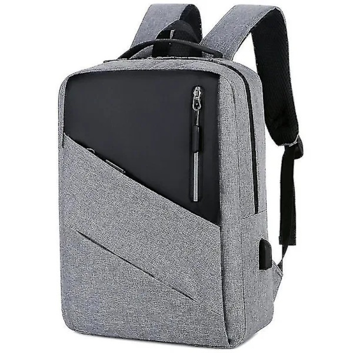 15.6 hüvelykes laptop hátizsák, vízálló, USB port és fejhallgató jack, 28x40x11cm