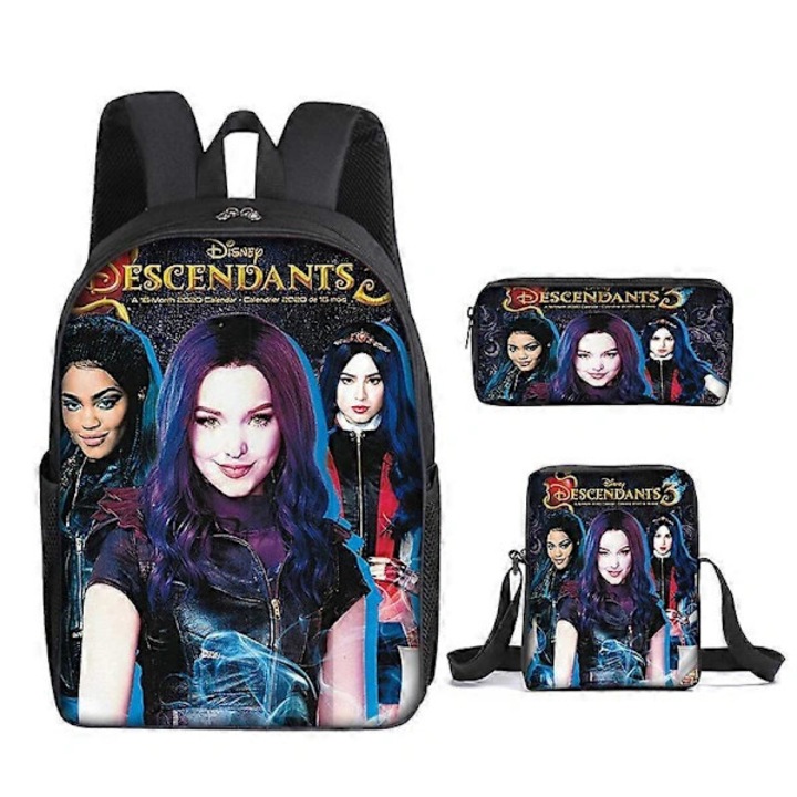Set ghiozdan copii Sanrio Kuromi multicolor 3 piese