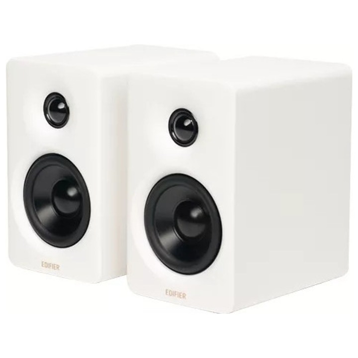 BOXE EDIFIER 2.0 RMS 66W 2 x 15W + 2 x 18W bluetooth v5.3 touch panel AUX / USB-C 220V alimentare white M60-W timbru verde 11.00 l