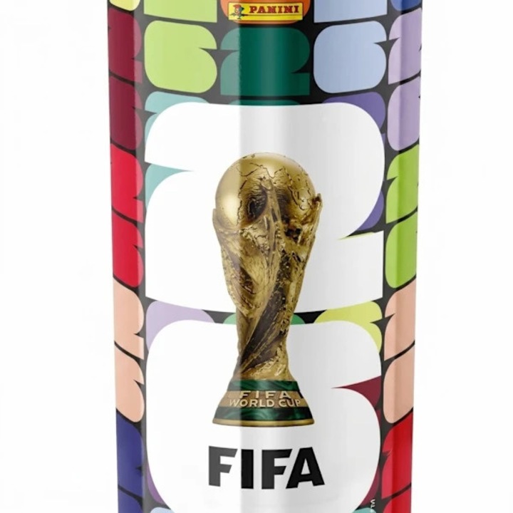 Pachete autocolante/стикери Световно първенство по футбол FIFA 2026, официално, лицензирано, fatpack, многоцветно, 25 пакета